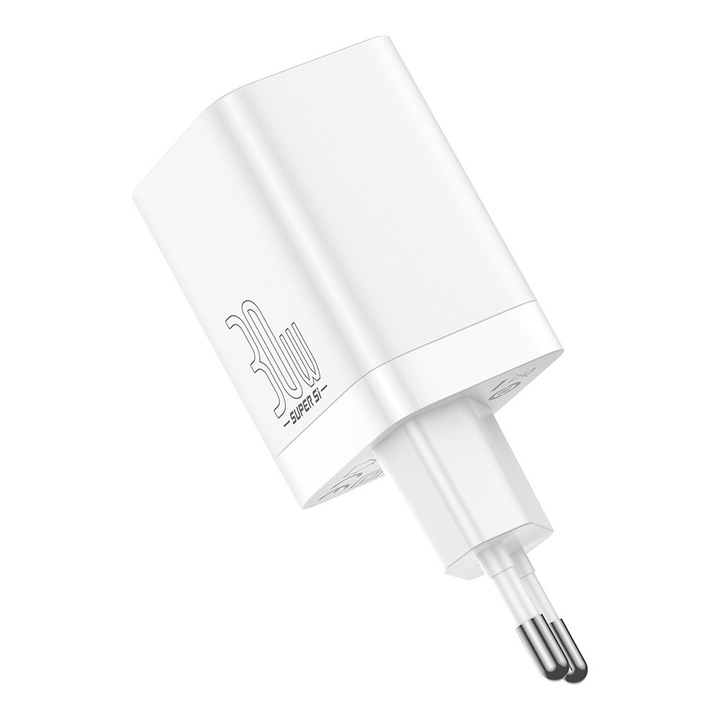 Incarcator de retea Baseus CCSUPP-E02, port USB-C, 3E+1 W, culoare Alb