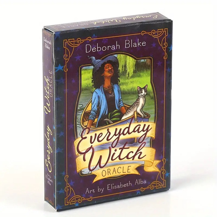 Midi jóskártyák, Mondena Witch, Llewellyn 2025, Deborah Blake és Elisabeth Alba, 10,5 x 7,3 cm