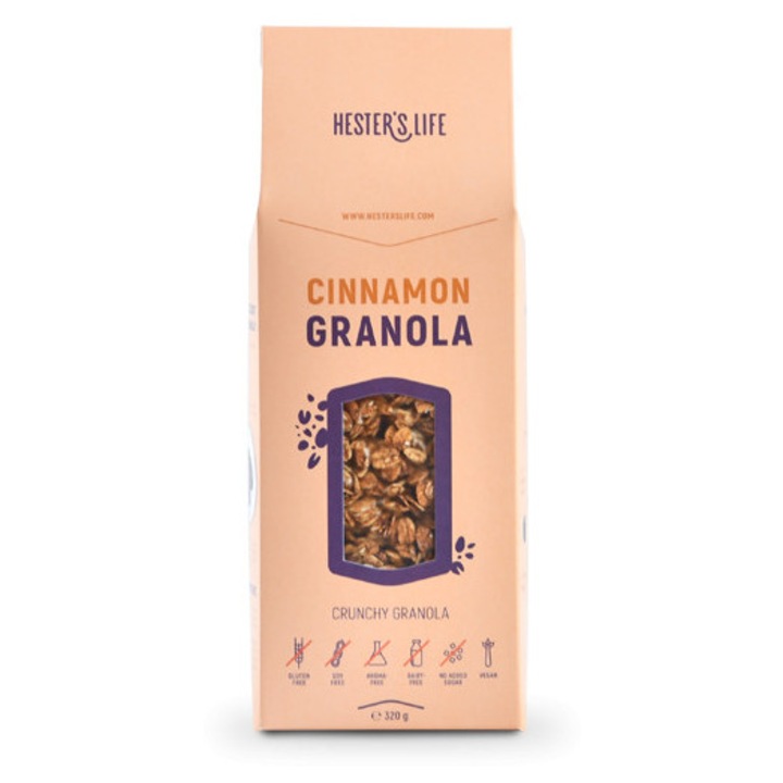 Hesters Life granola fahéjas 320g