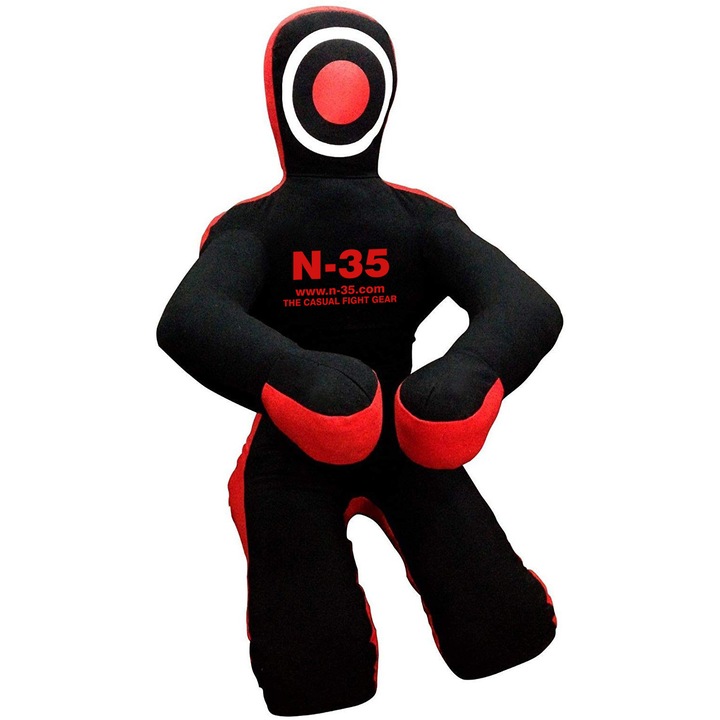 Manechin de antrenament, 150cm, rosu, BJJ, MMA, Judo, Box, Grappling