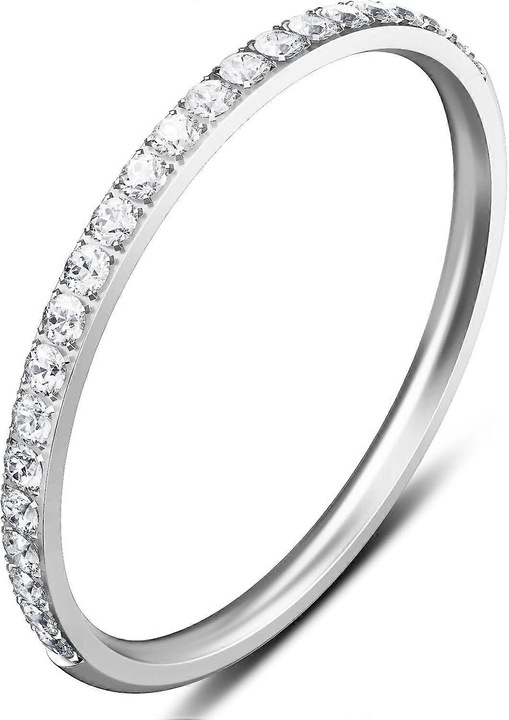 Set 2 inele stacking 14K aurit pentru inel smart, dimensiuni 5-10, design elegant, argintiu