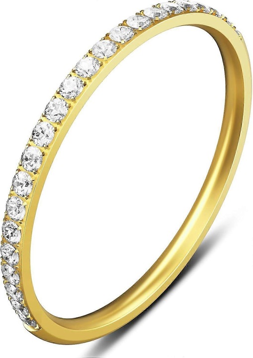 Set 2 inele stacking 14K aurit pentru inel smart, design elegant si stralucitor