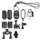 Camera Video Sport Corporala, 4K UltraHD, Wi-Fi, Rezolutie Video 3840*2160, Unghi Larg 120°, Autonomie Pana La 4h, Body Cam Sport, Carcasa Rezistenta La Apa 30m, Baterie 800mAh, Suport Pt Bicicleta, Pachet 8 Accesorii Incluse, Camera Video Actiune, Negru