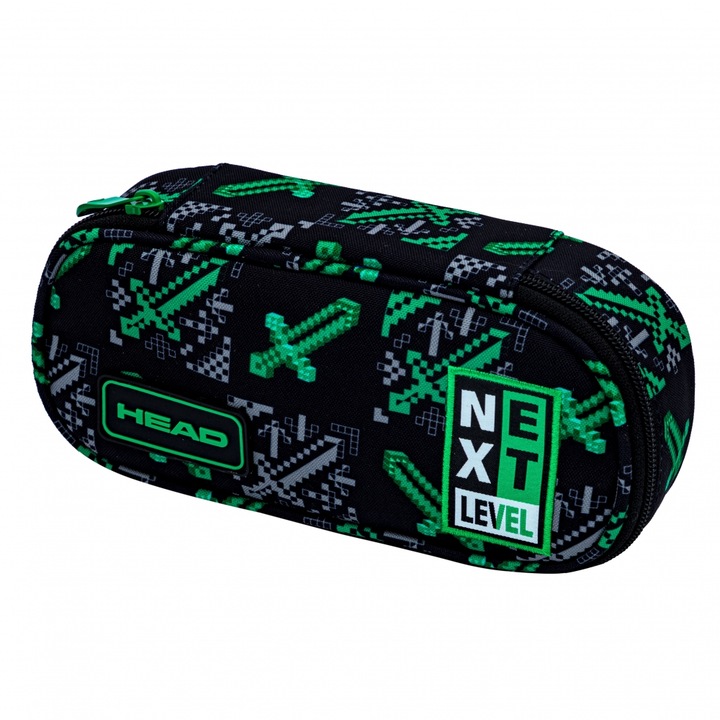 Egyszerű tolltartó kiegészítők nélkül, Head, Next Level, AC6, 22 x 9 x 5 cm