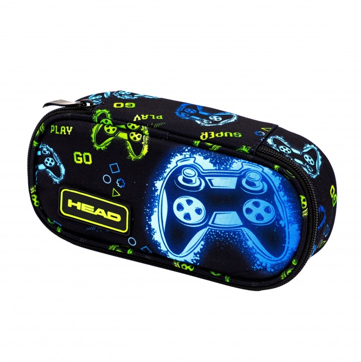 Penar simplu fara accesorii, Head, Neon Game, AC6, 22 x 9 x 5 cm