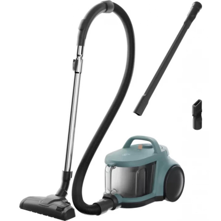 Aspirator fara sac Electrolux EL31C2OG 1000W, capacitate colectare 2 L, nivel de zgomot 78 dB, verde