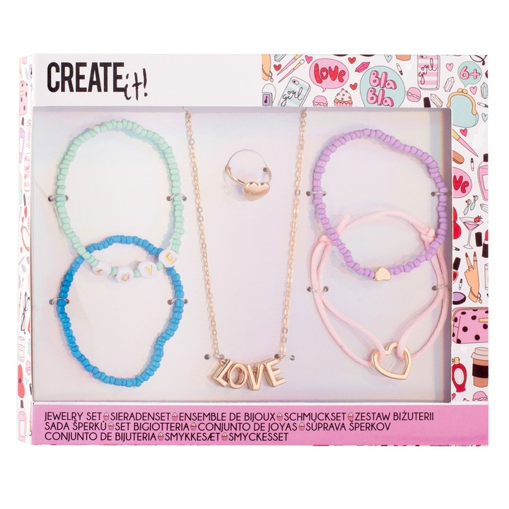 Set accesorii pentru copii, Create It!, Love