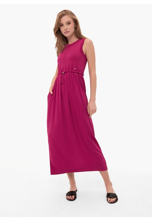 Rochie lunga Volcano G-Britania roz, Roz