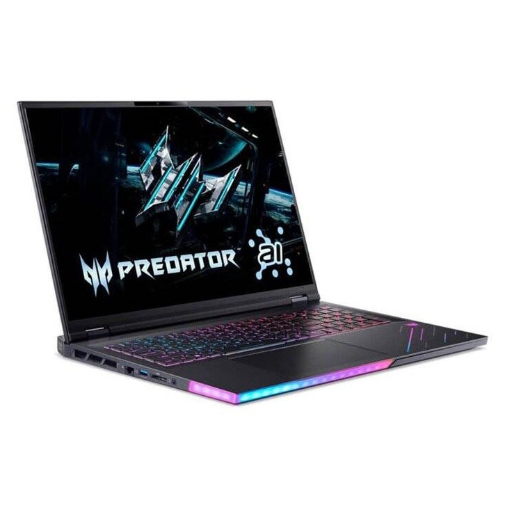 Laptop Acer Predator Helios 18 AI WQUXGA 18 inch Intel Core Ultra 9 275HX 64GB 1TB SSD RTX 5080 Windows 11 Pro Black