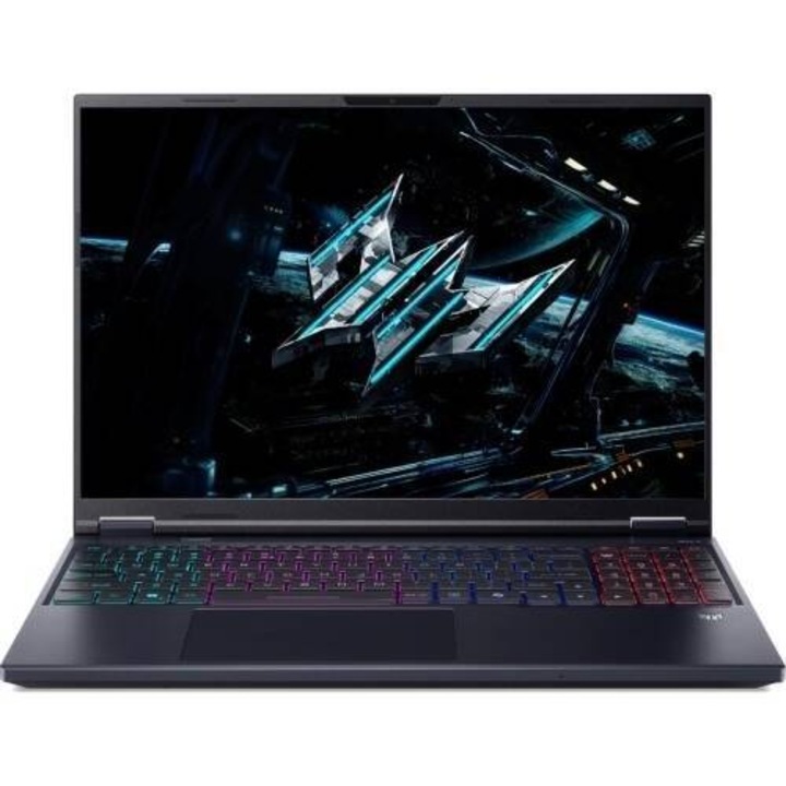 Laptop Acer Predator Helios Neo 16S AI OLED 16 inch Intel Core Ultra 9 275HX 32GB 1TB SSD RTX 5070 Ti Windows 11 Home Abyssal Black