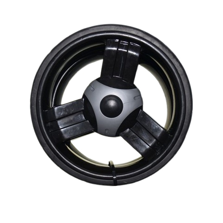 Set 2 roti spate pentru carucior, BabyActive RT1706-59, Negru