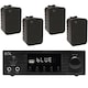 Sistem audio complet cu 4 boxe SAL BXB 10050, si un amplificator hi-fi cu bluetooth, USB, FM