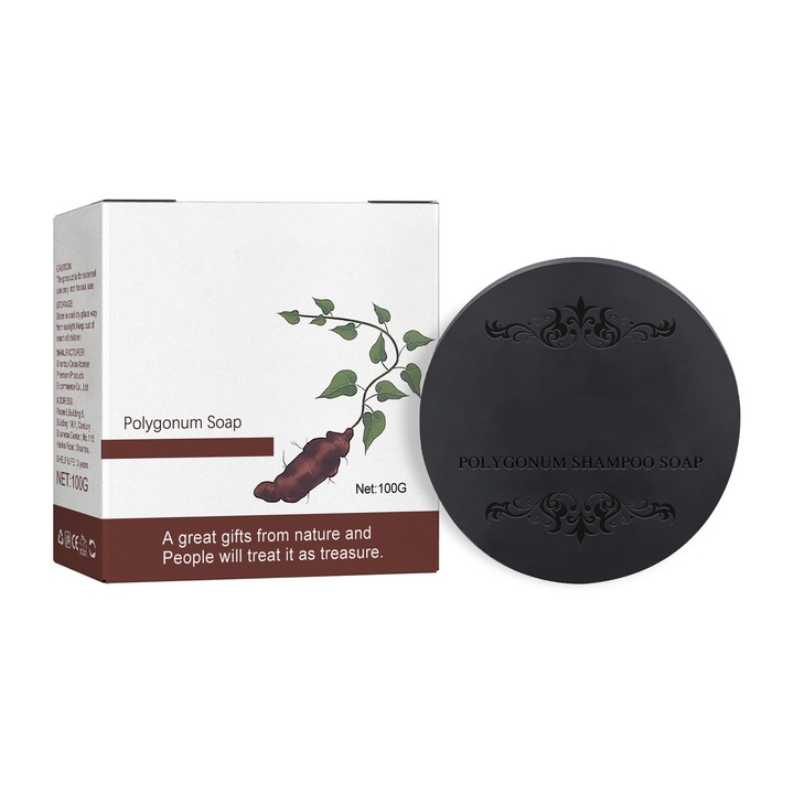 Сапунен шампоан, bibubibu®, сапун с Polygonum multiflorum, подхранва гъстата черна коса при миене на косата