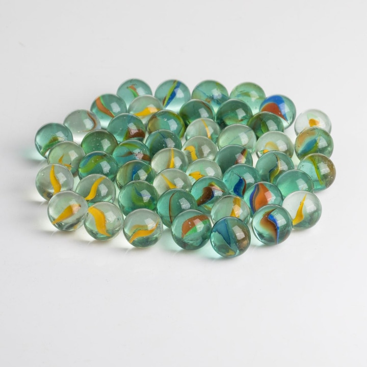 Bile din sticla transparenta 15mm - 50buc