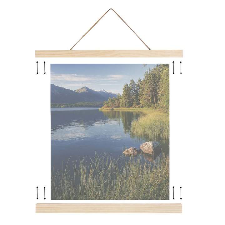 Suporturi din lemn pentru afise & postere 31x2, 4x1, 8cm