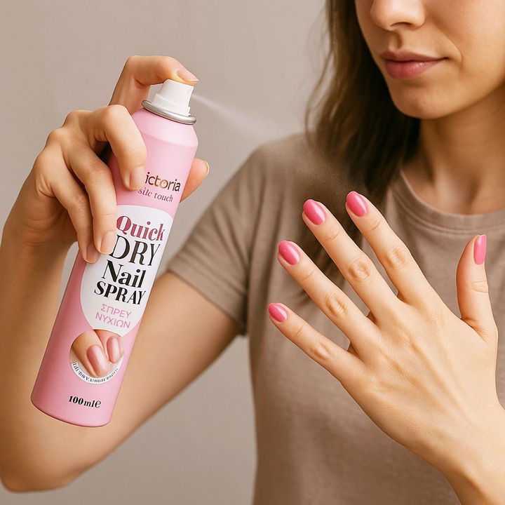 Gyorsan száradó körömlakkspray, 100ml, Victoria