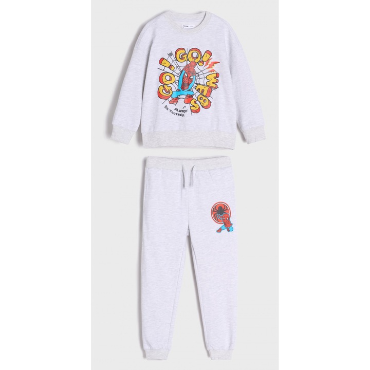 Compleu trening 2 piese din jerseu Spider-Man 32690, Gri