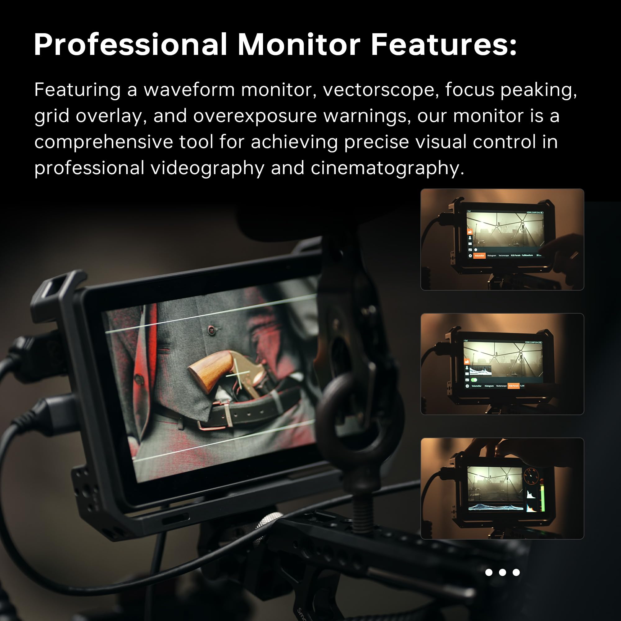 VILTROX DC-X2 Monitor camera IPS Full HD cu ecran tactil de 6