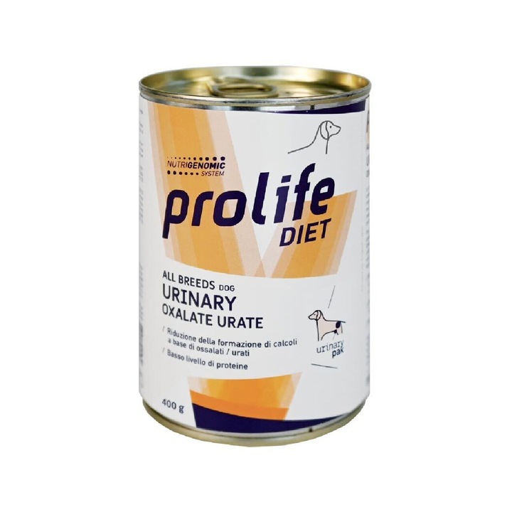 Dieta Veterinara Umeda, Prolife Urinary Oxalate Urate, Pentru Caini de Toate Taliile CV, 400 g