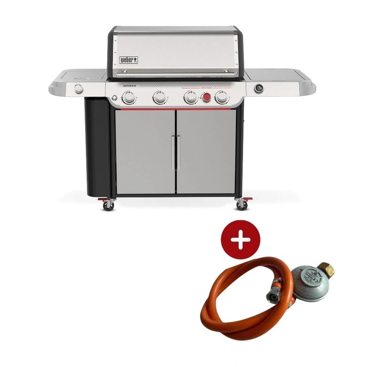 Gratar gaz Genesis SP-435, cu regulator de gaz