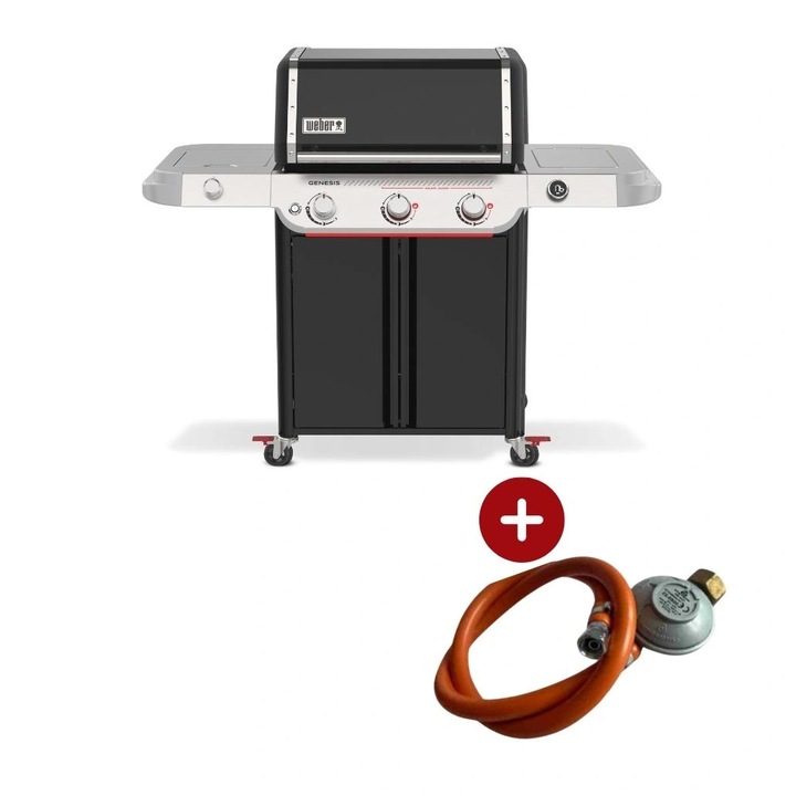 Gratar gaz Genesis E-335W, cu regulator de gaz