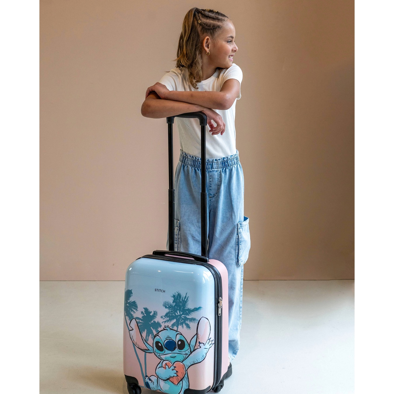 Valise Trolley Soft 3D - KARACTERMANIA - Lilo et Stitch Love