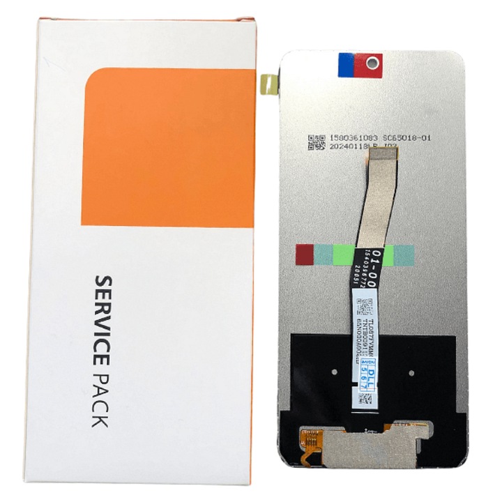 Дисплей за Xiaomi Redmi Note 9 Pro, Service Pack, Без рамка