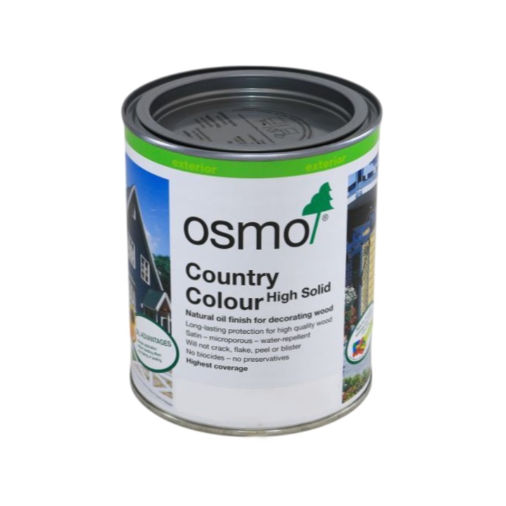 Vopsea de exterior pe baza de ulei, Osmo, Country Color, culoare Gri antracit, 0.75 L