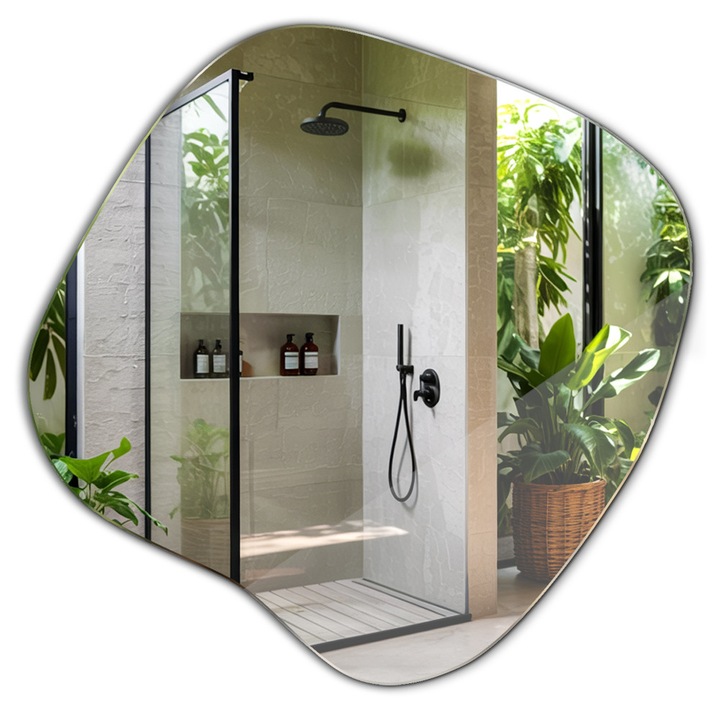 Огледало с неправилна форма. Coloray. Стенно. Без рамка. 48x48 см. 010300550240900000000