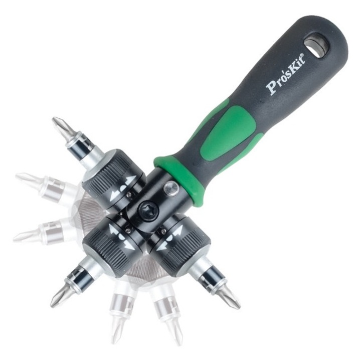 Комплект отвертка с накрайници SD-2314M, Proskit, 25 в 1