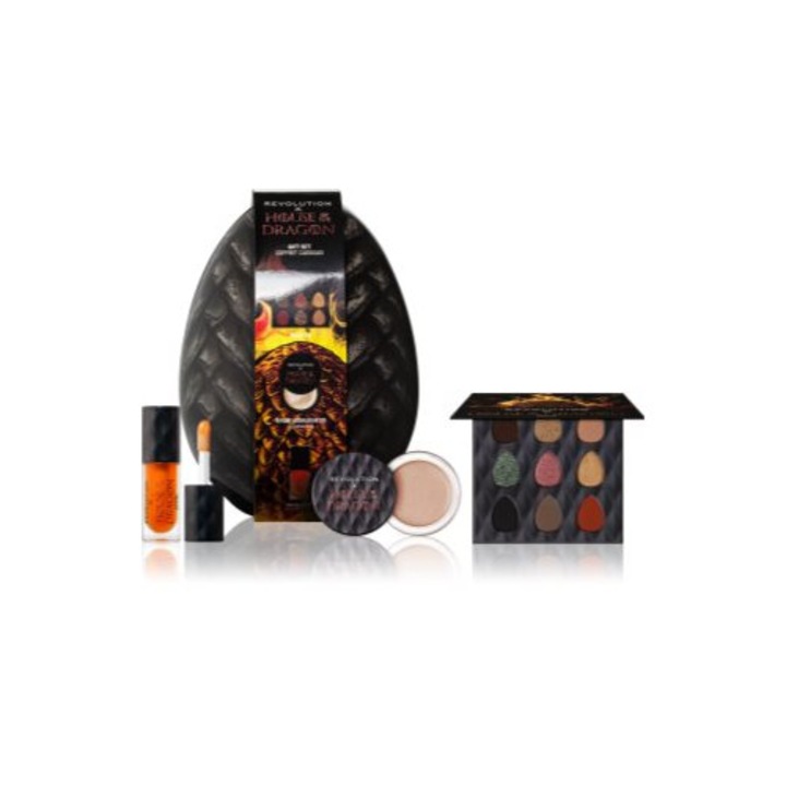 Сенки за очи, Makeup Revolution X House Of Dragon, течни, естествен вид, многоцветни, подаръчен комплект 1 бр.