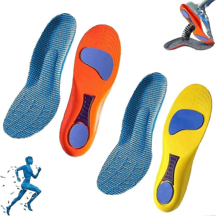 Set branturi ortopedice, 2 perechi, marime 41-42, multicolor