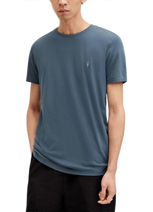 Tricou bumbac, All Saints - 65485, Albastru, L