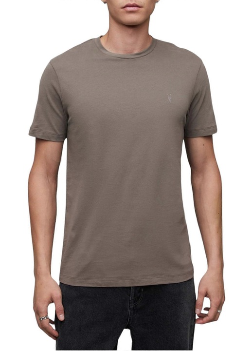 Tricou barbat Tonic, 100% bumbac, marimi XS-2XL, gri, croiala regulata