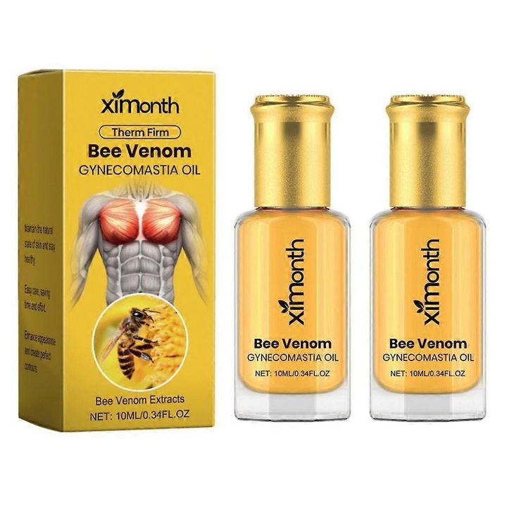 Férfi mellápoló olaj, Ximonth, 2 darab, egyedi formula, 12 ml