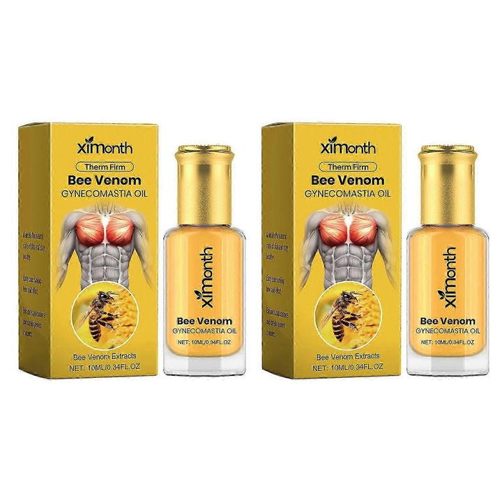 Mellmélyítő olaj, 2 darab, méhméreggel, természetes formula, 15 ml