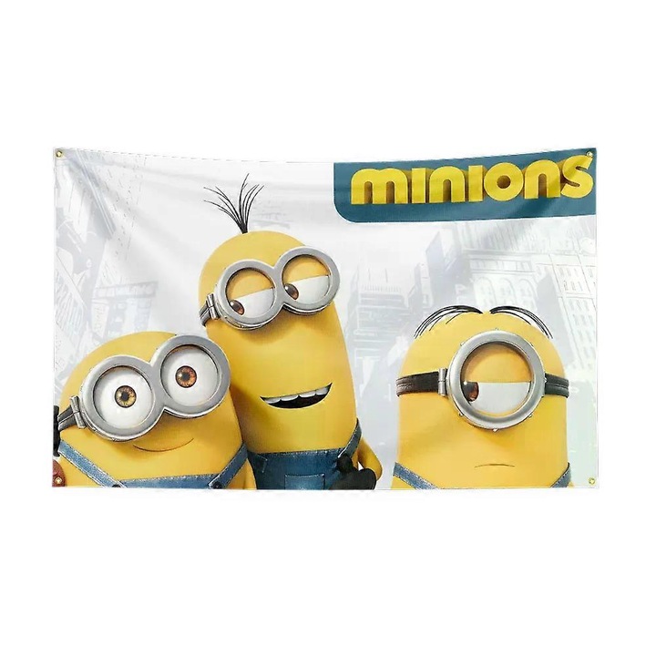 Завеса от полиестер, дигитално принтирана, 90x150см, миньони