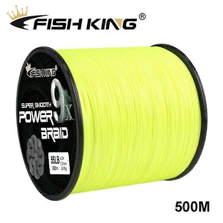 Fir de pescuit, Fishing King, 500m, 9x, multicolor