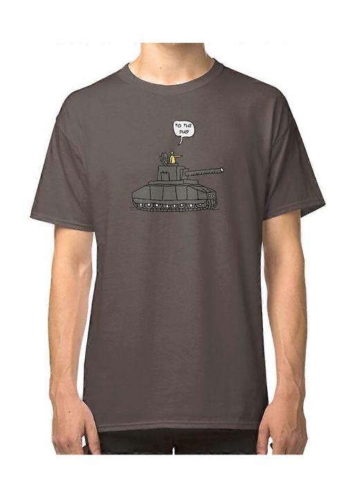 Ferfi pamut polo, klasszikus szabasu, Szürke