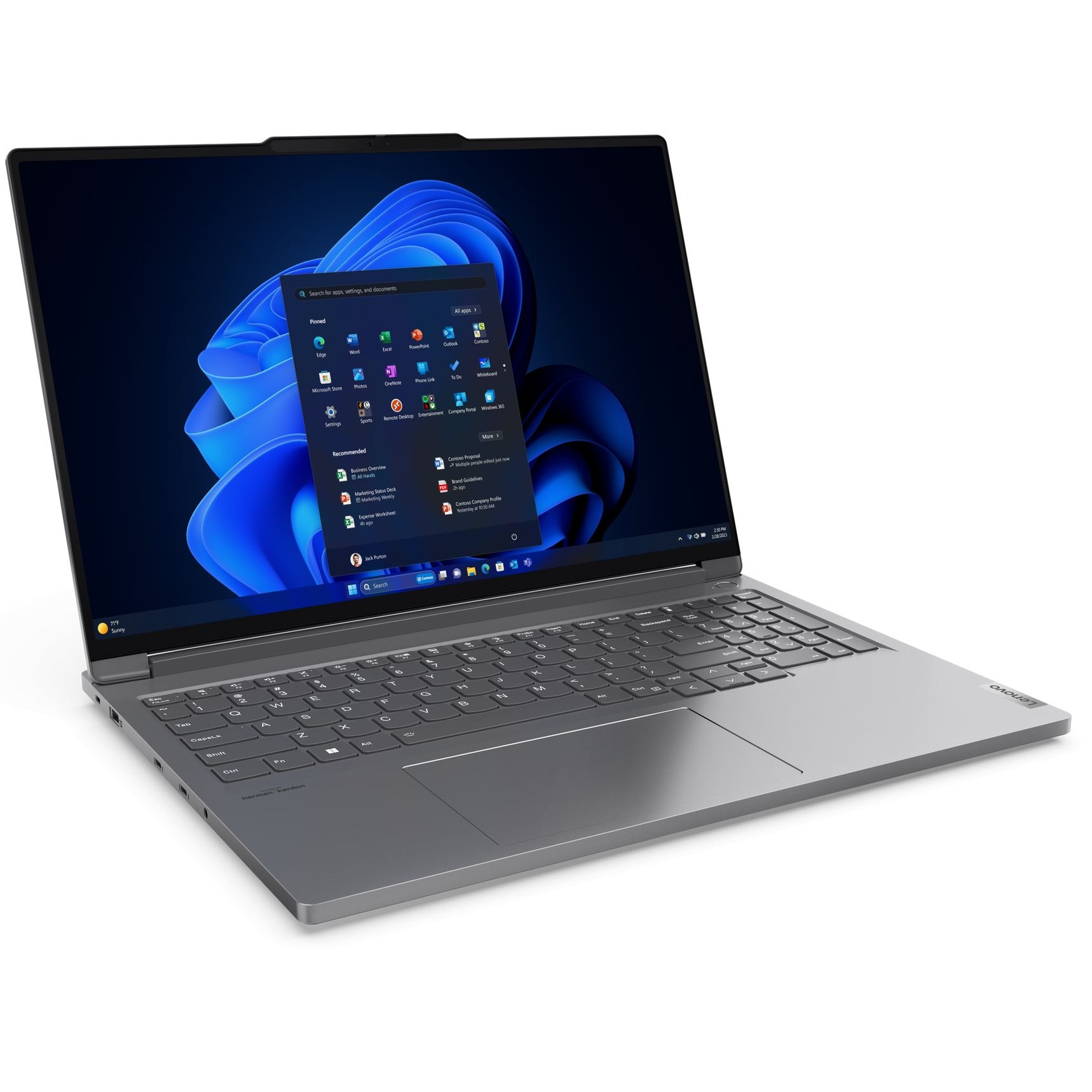 Laptop Lenovo ThinkBook 16p G6 ADR, 16" WQXGA 2650x1600 IPS 165Hz, AMD Ryzen 9 8940HX 16-core, 32 GB DDR5, 512 GB SSD m2 PCIe, 1TB SSD m2 PCIe, NVIDIA GeForce RTX 5060 8GB GDDR7, Windows 11 Pro, Aluminium Case 2.15 kg Luna Grey