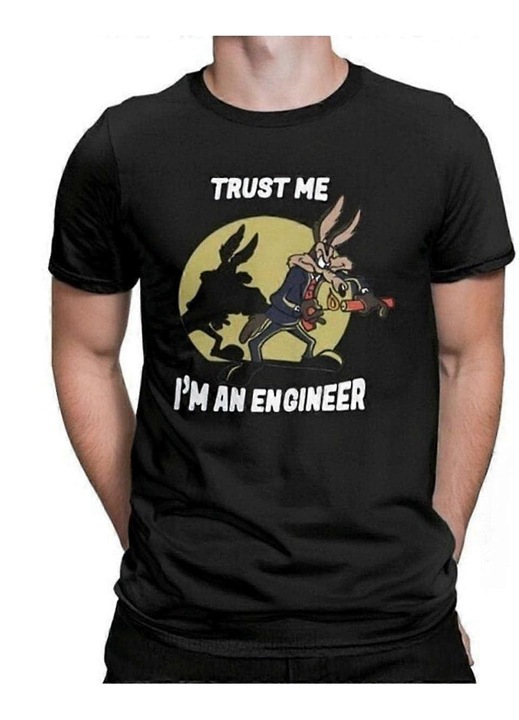 Uniszex polo, kerek galler, pamut, Fekete