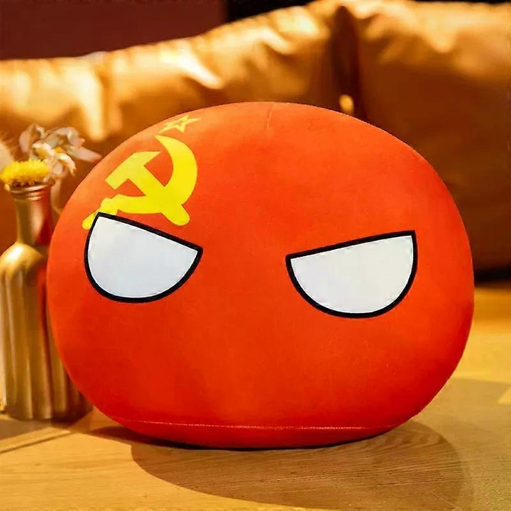 Jucarie de plus Polandball, 10/30/40cm, set, multicolor