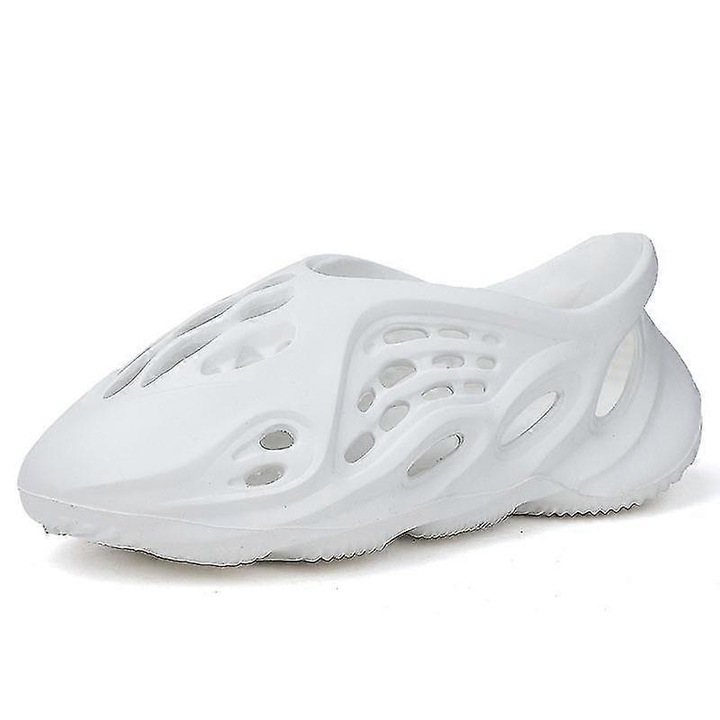 Saboti confortabili, respirabili, din EVA, Alb, 38-39 EU