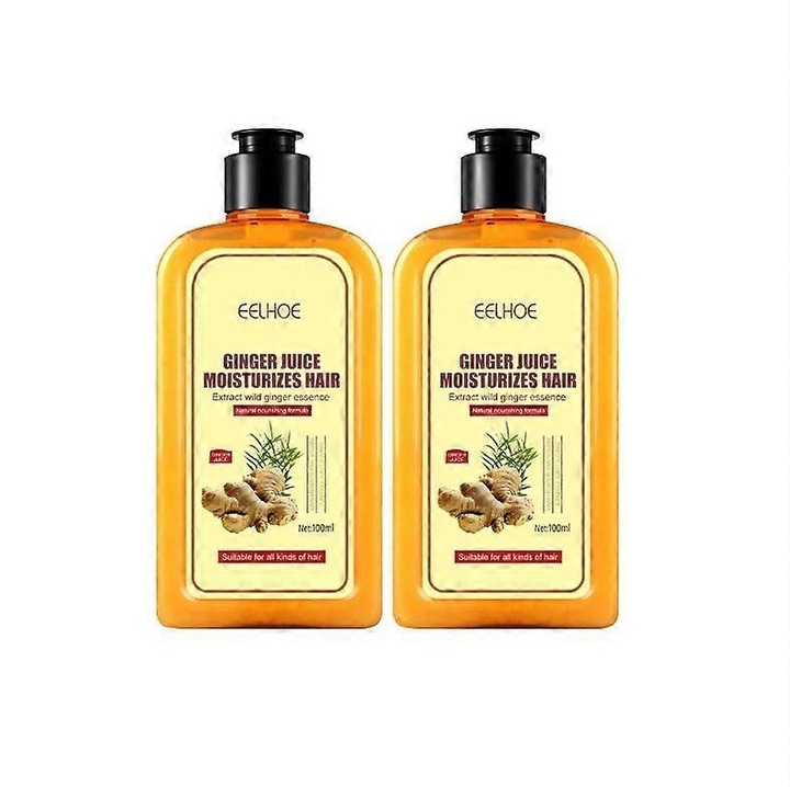 Set sampon pentru regenerarea parului, 100ml, cu ginseng si ulei de cocos, 2 bucati
