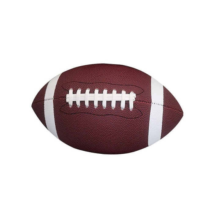 Amerikai futball labda, 3-as méret, PVC, rugalmas, többszínű, 23x15cm