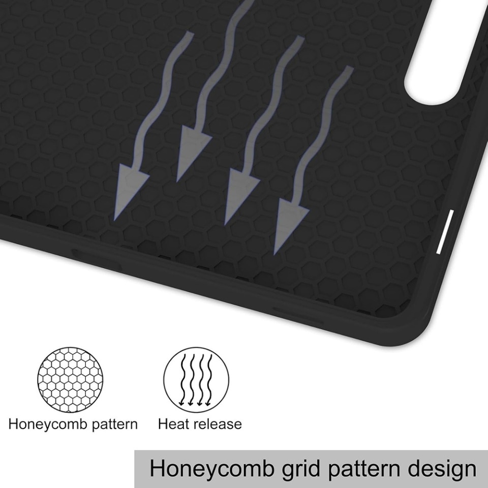 Husa tableta pentru Samsung Galaxy Tab S10 FE Plus, suport Pencil, functie Sleep/Wake, SKDR, Flex Trifold, Mov, set cu sticker