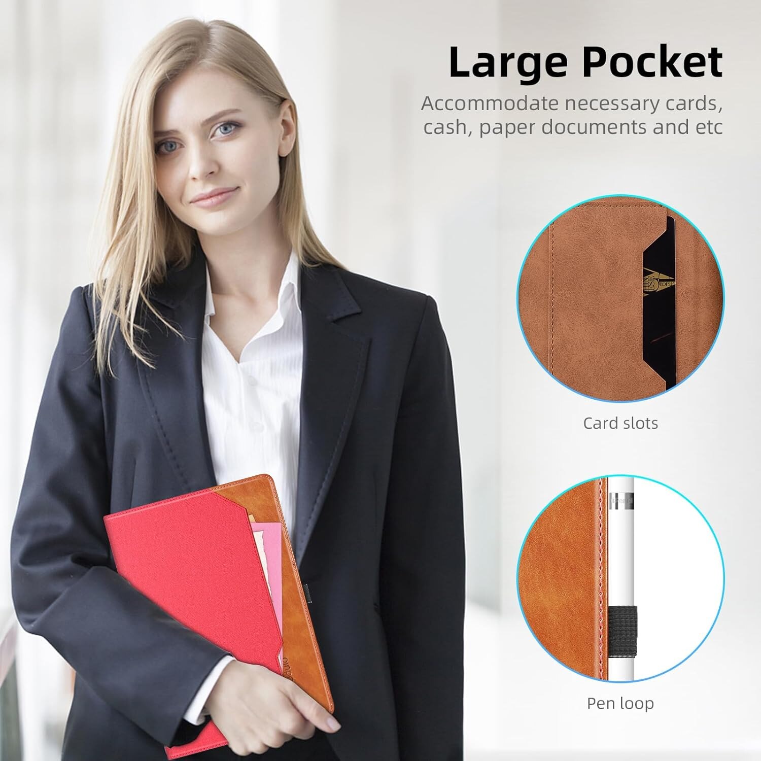 Husă tabletă pentru Samsung Galaxy Tab A 10.1 inch, roșie