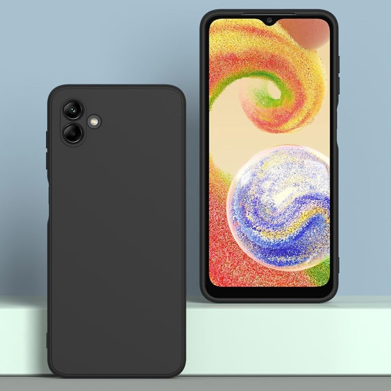 Husa pentru Samsung Galaxy A07, silicon lichid, Calitate Premium, Interior din Microfibra, Protectie Sporita, Antisoc, Negru