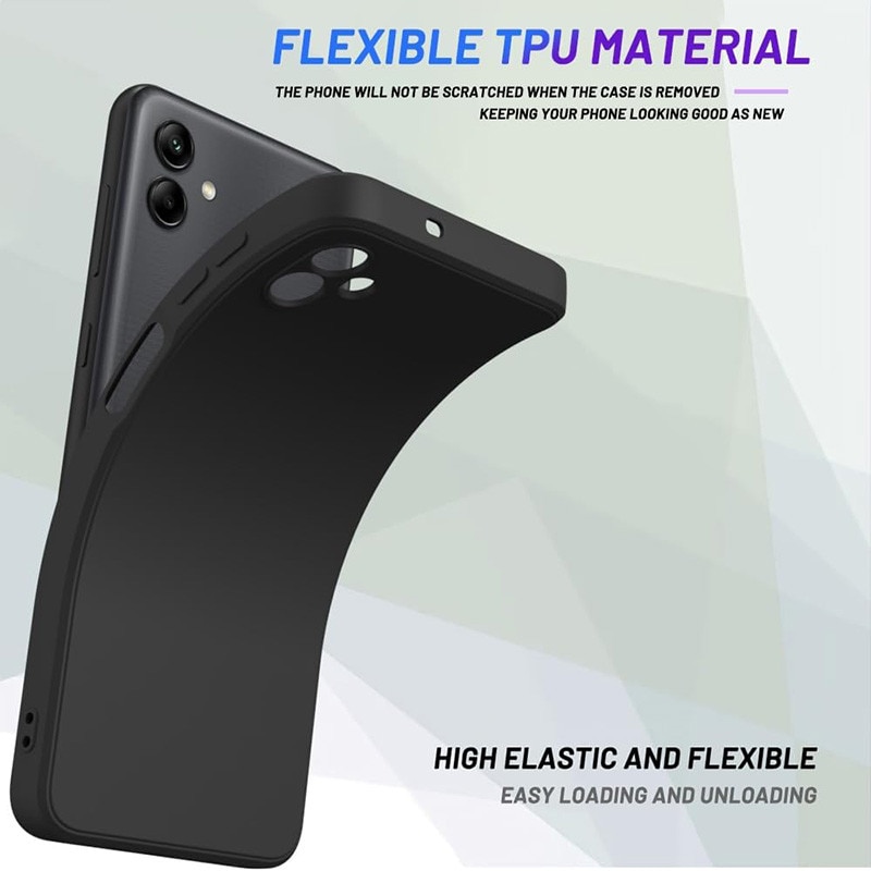 Husa pentru Samsung Galaxy A07, silicon lichid, Calitate Premium, Interior din Microfibra, Protectie Sporita, Antisoc, Negru