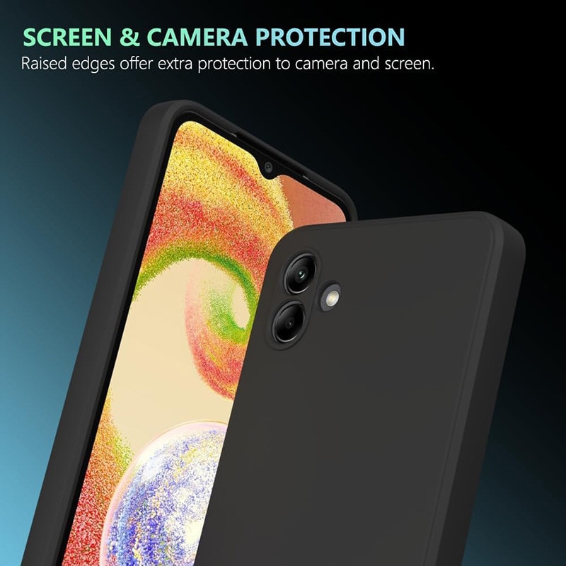 Husa pentru Samsung Galaxy A07, silicon lichid, Calitate Premium, Interior din Microfibra, Protectie Sporita, Antisoc, Negru